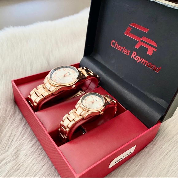 Charles Raymond His and Hers Watch Set - Picture 2 of 7